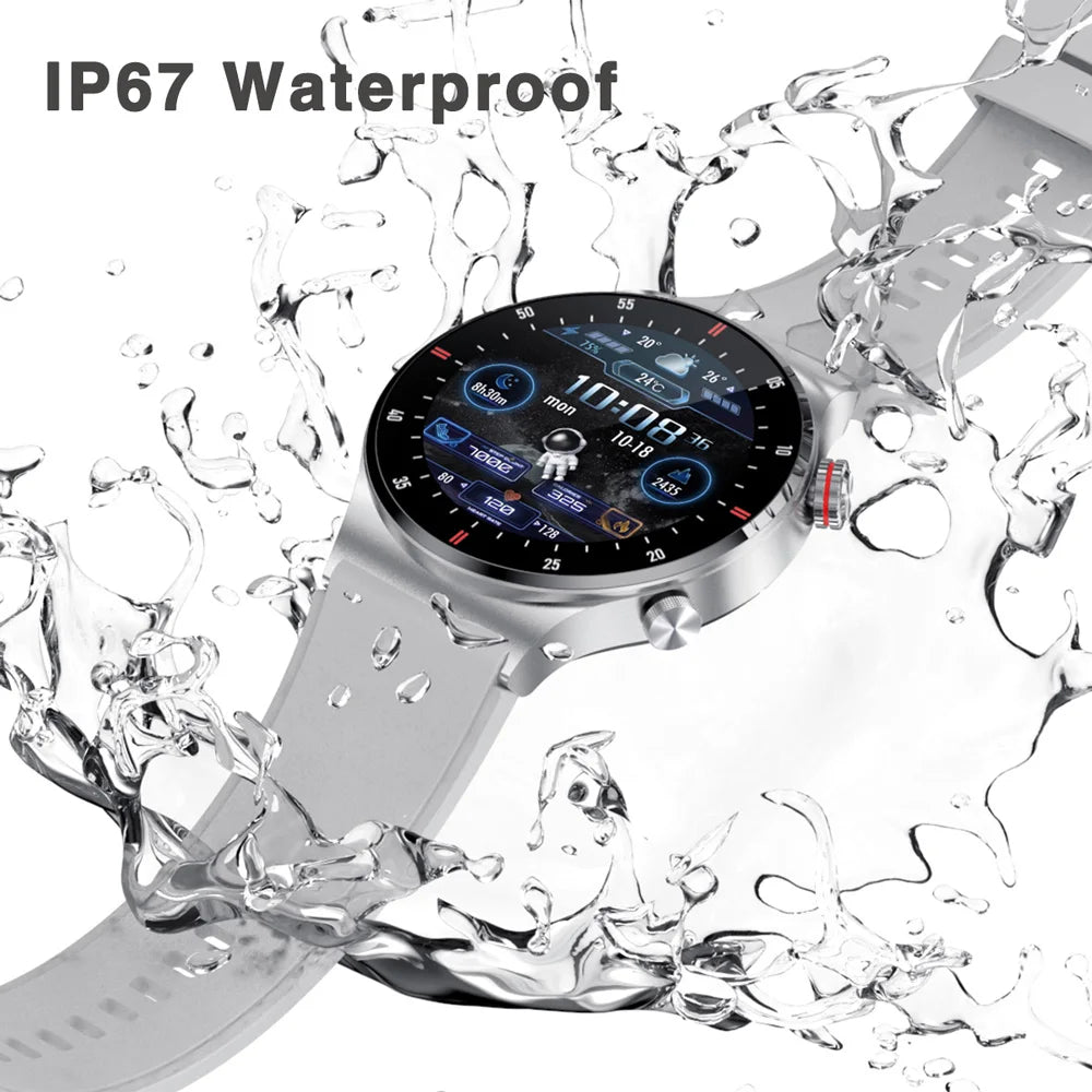 Luxury Smart Watches Men NFC BT Call Fitness Waterproof Sports Wrist Intelligent Smartwatches for Women Kids