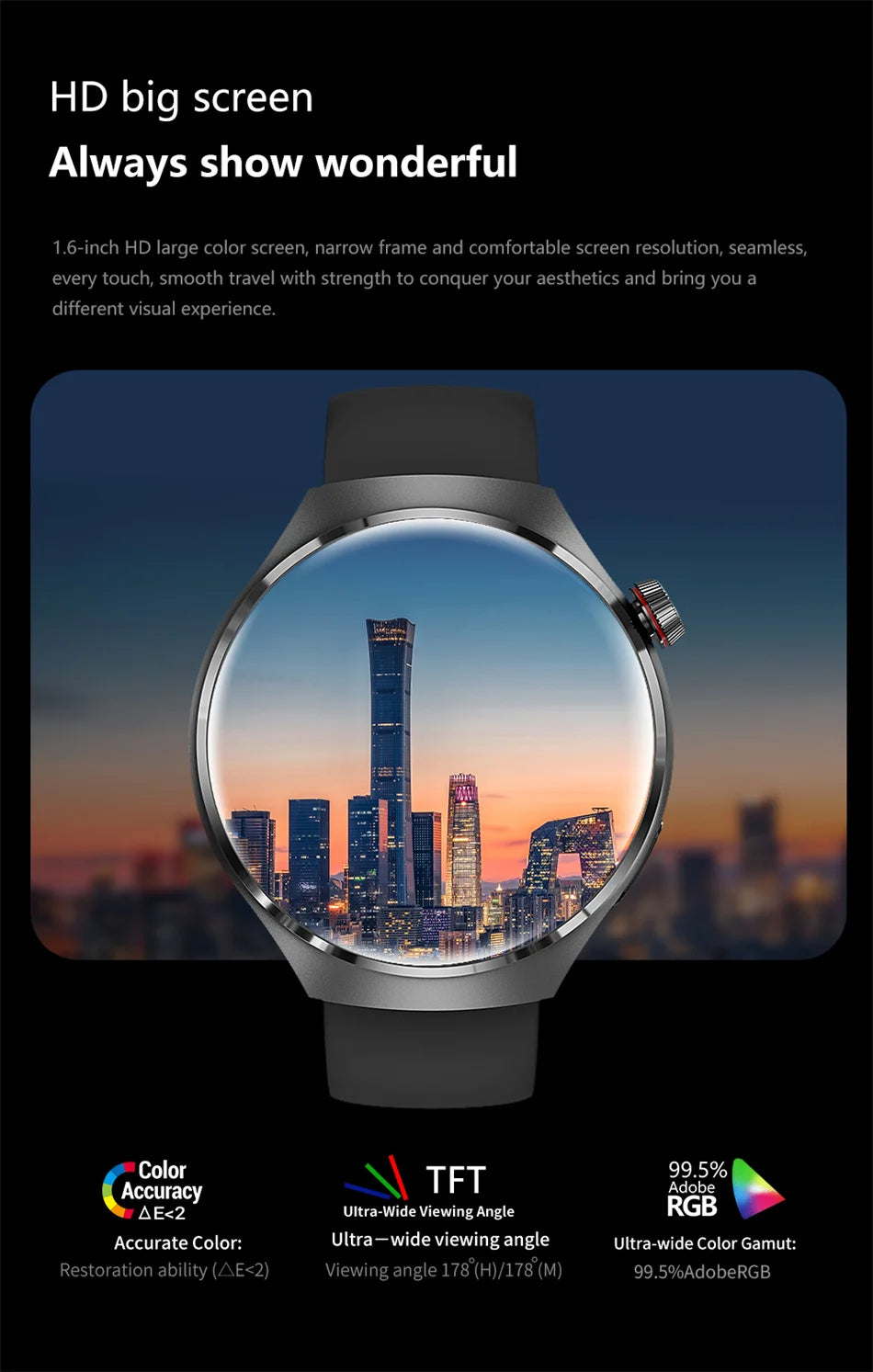 GPS NFC Smart Watch Men 360*360 AMOLED Screen Heart rate Bluetooth Call IP68 Waterproof Man Smartwatch 2024