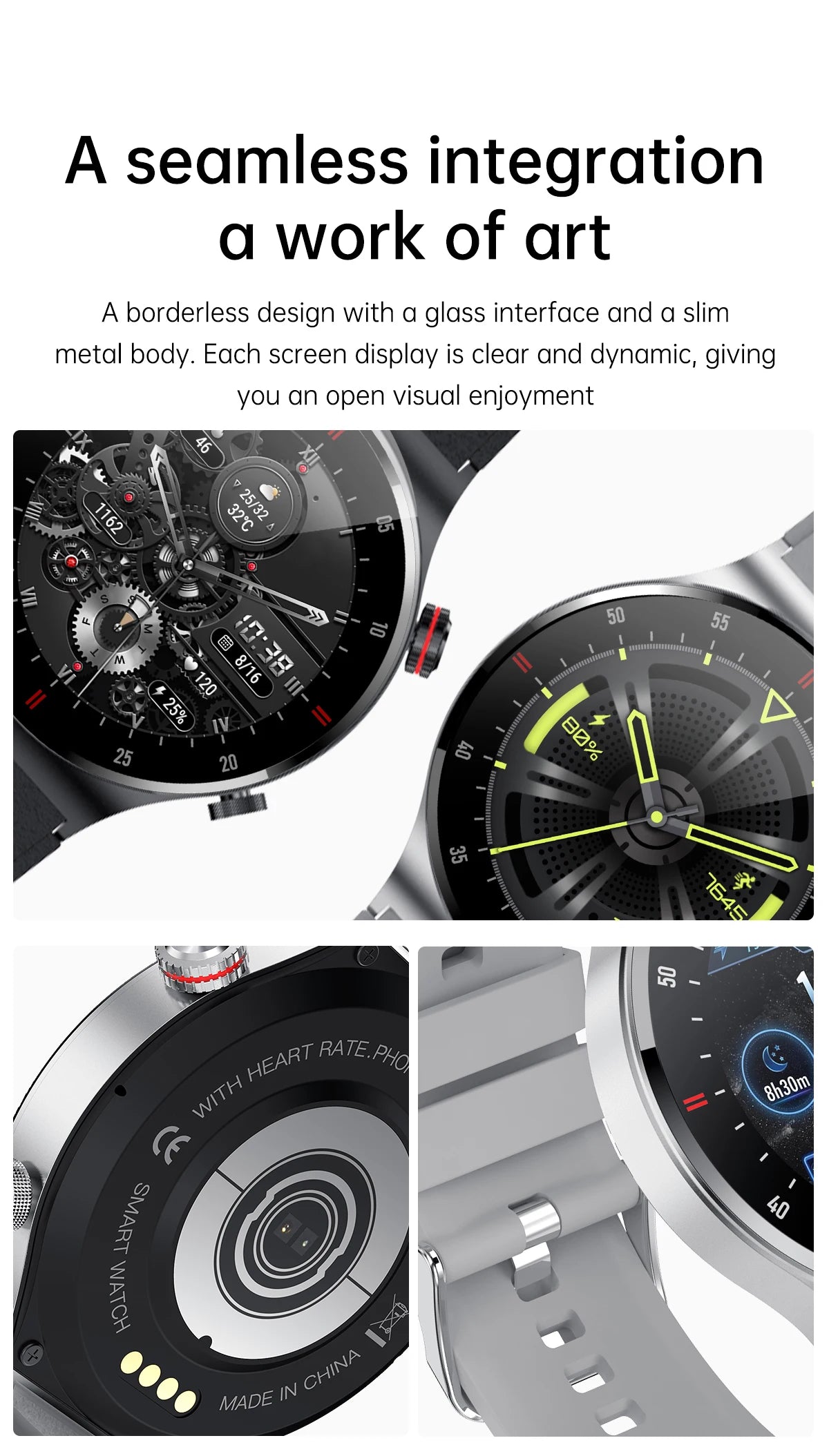 Luxury Smart Watches Men NFC BT Call Fitness Waterproof Sports Wrist Intelligent Smartwatches for Women Kids