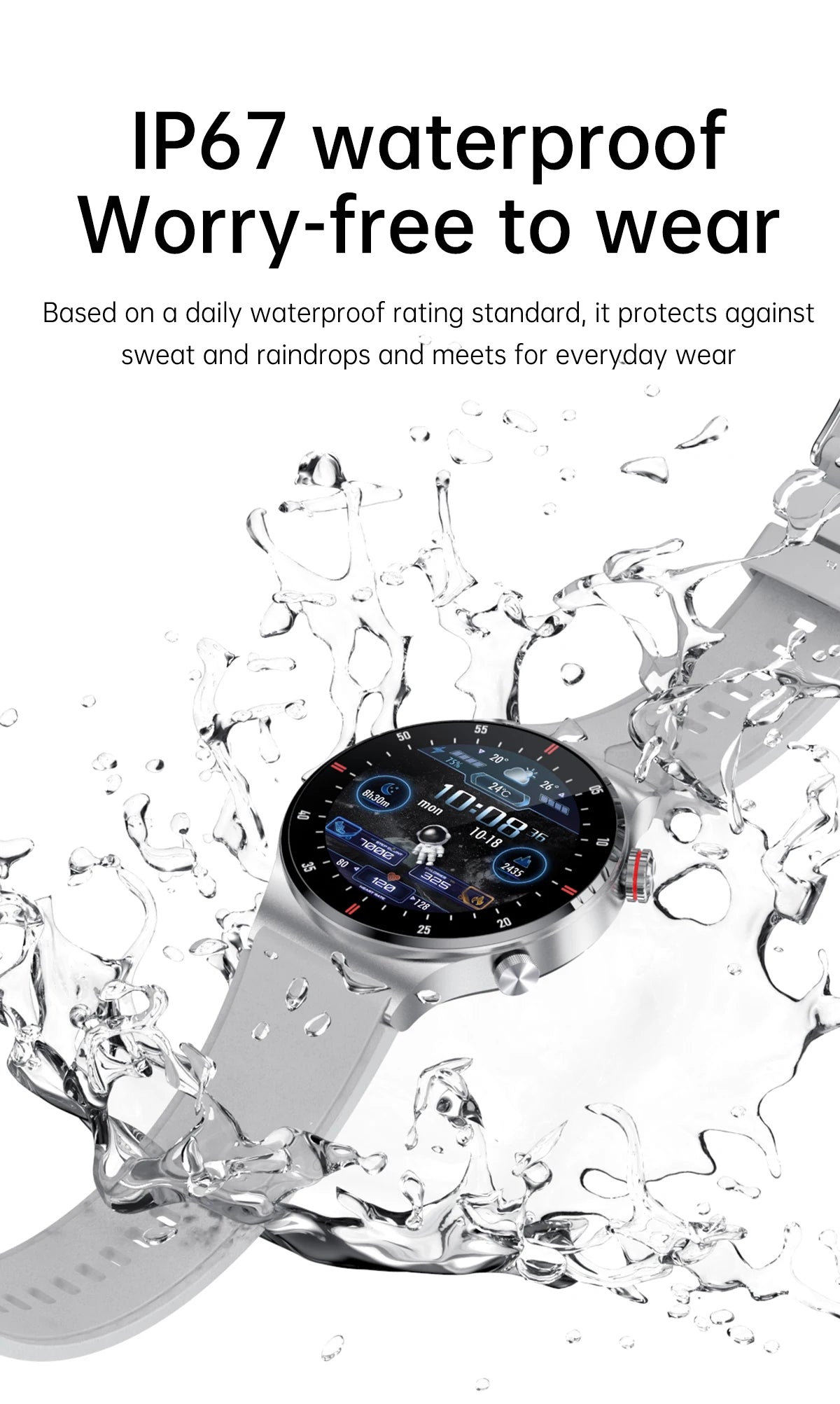 Luxury Smart Watches Men NFC BT Call Fitness Waterproof Sports Wrist Intelligent Smartwatches for Women Kids