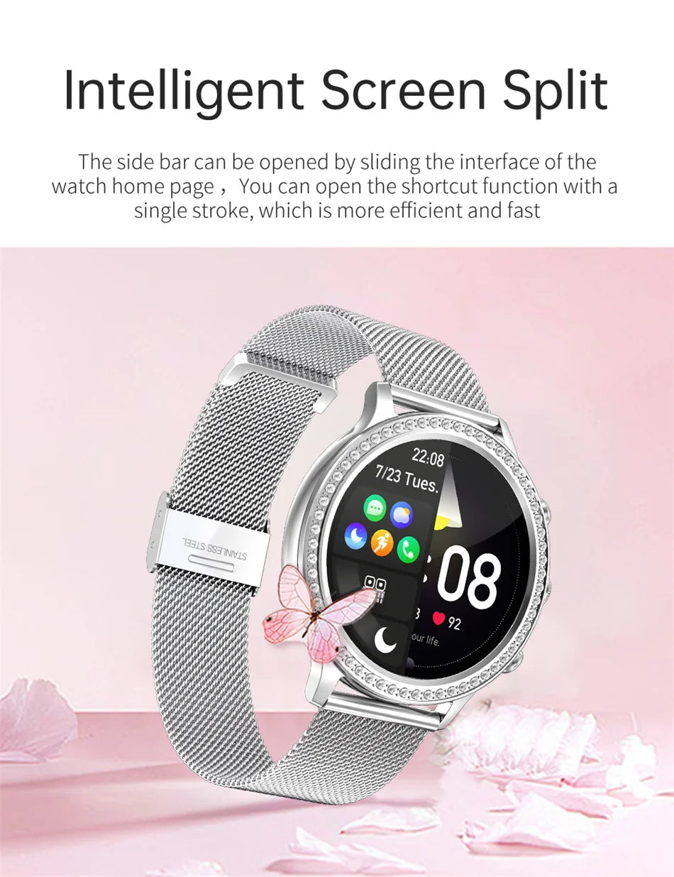 Smart Watch Women Ladies 2024 New Bluetooth Call Sport PPG+ECG SmartWatch for Women Present Gift