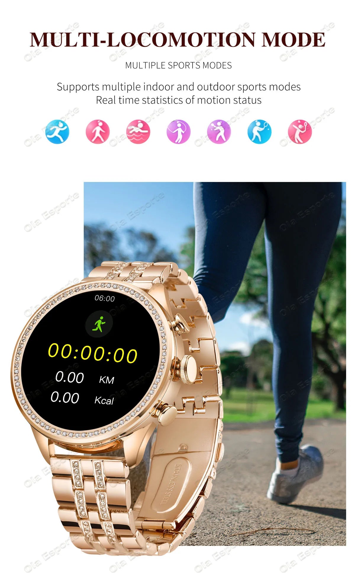 Smart Watch Women Ladies 2024 New Bluetooth Call Sport PPG+ECG SmartWatch for Women Present Gift