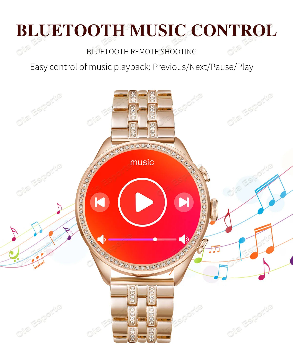 Smart Watch Women Ladies 2024 New Bluetooth Call Sport PPG+ECG SmartWatch for Women Present Gift